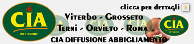 CIA Diffusione abbigliamento - Viterbo - Terni - Grosseto - Orvieto - Roma